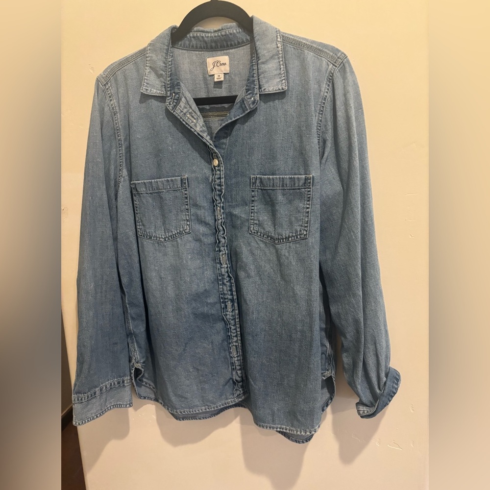 J. Crew Blue Button Down Shirt